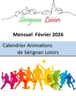 bulletin mensuel février 2026pour l association de serignan loisirs